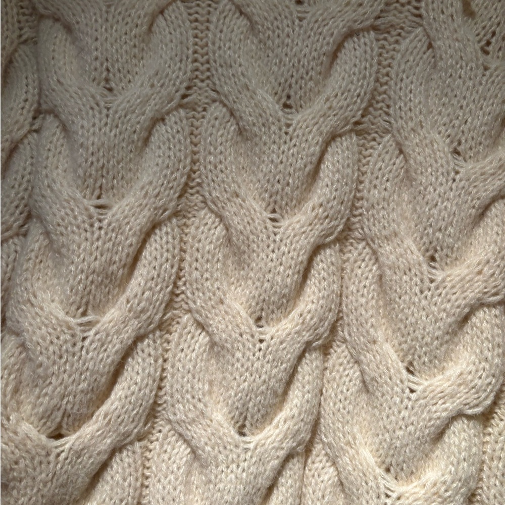 Chunky Cable Knit Turtleneck Sweater - Picture 2 of 3